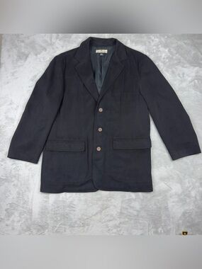 Tommy Bahama 100% Silk Blazer Men's L Black